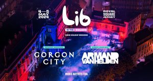 LIB in the Square 2024. Sat 4th & Sun 5th May. Royal Square, Jersey.